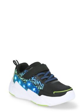 NWT - Athletic Works Boys Light-Up Sneakers Blue Size 2